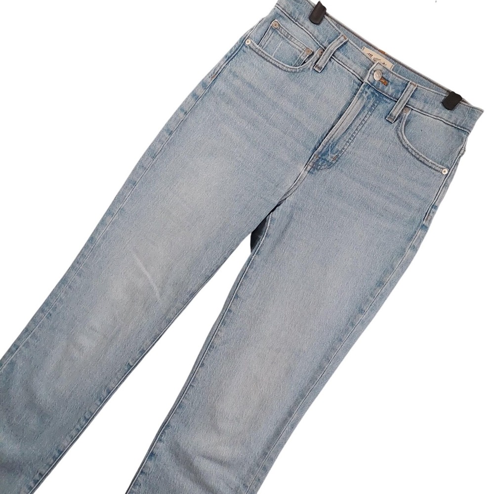 Madewell The Perfect Vintage High Rise Straight Jeans Womens 27x28 Light Wash